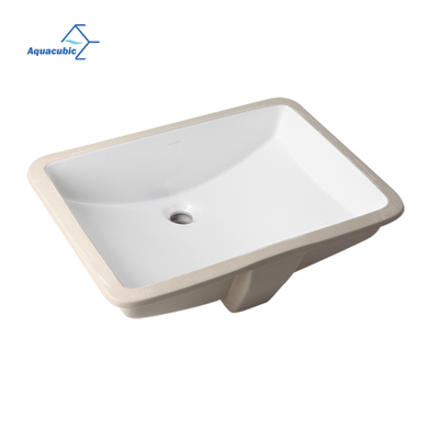 Casa moderna branco retangular cupc retângulo undercounter cerâmica pia do banheiro mão lavatório para acessórios do banheiro