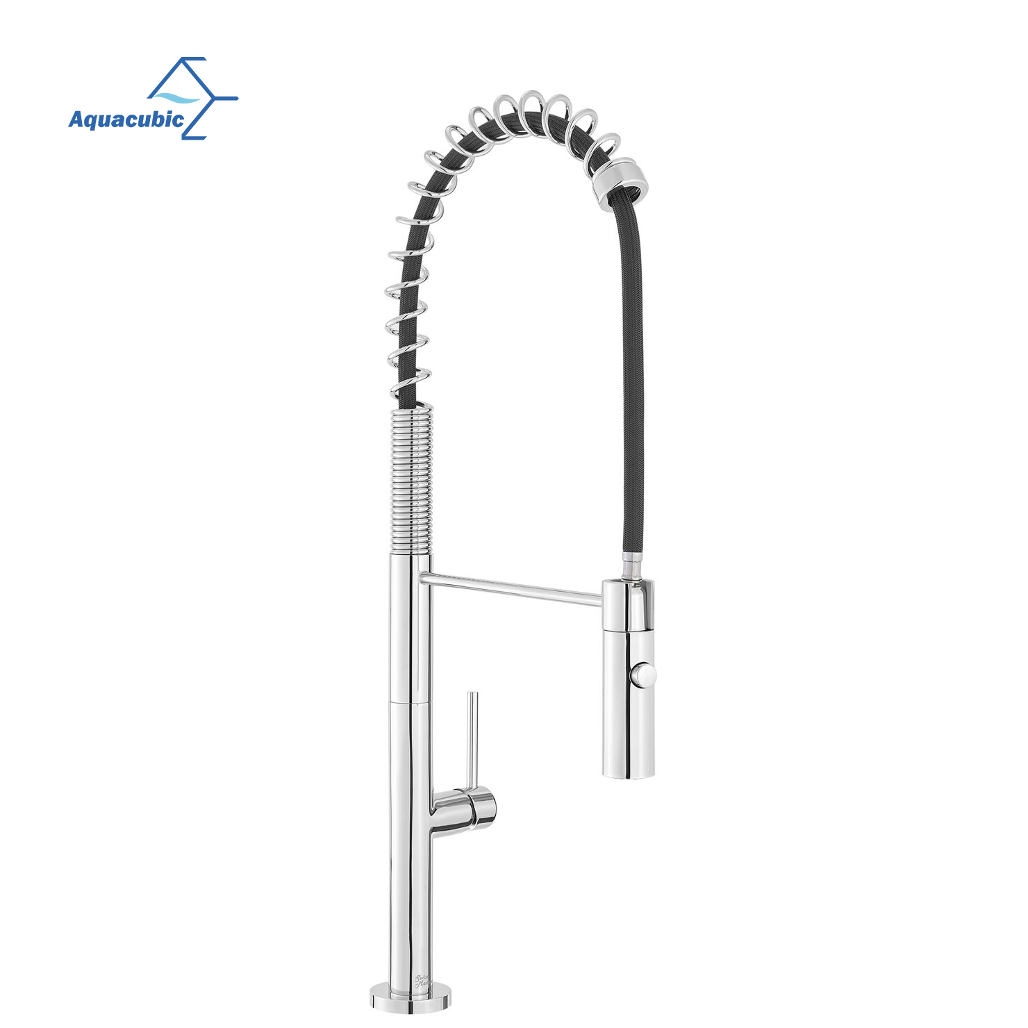 Aquacubic cUPC OEM corpo de latão com mola e pescoço pull down pulverizador torneira de cozinha