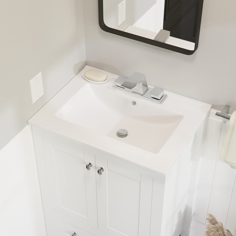 Pia de banheiro de vaso cerâmico de bancada moderna UPC Vanity para gabinete