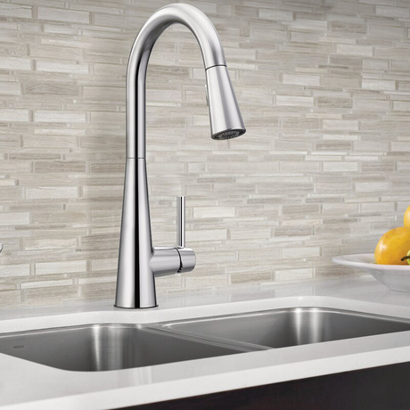 Fabricante cUPC latão sem chumbo nsf 61-9 torneira misturadora de água de alça única pull down superfície cromada torneira de cozinha