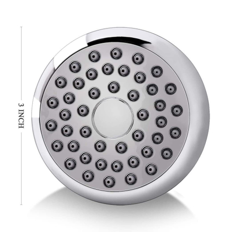 Novos designs modernos, alta pressão, economia de água, bico de chuveiro ajustável, rotação de 360 ​​graus, spray, cabeça de chuveiro fixa 