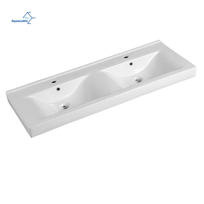 CUPC Modern Vanity Sink Basin Lavatório de mão Banheiro Vanity Pia dupla Banheiro Armário de cerâmica