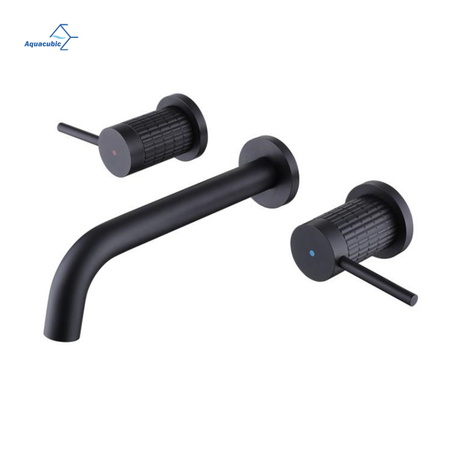 Venda direta da fábrica montagem na parede ce torneiras de água moderna estilo nórdico knurling design torneira do banheiro para banheiro