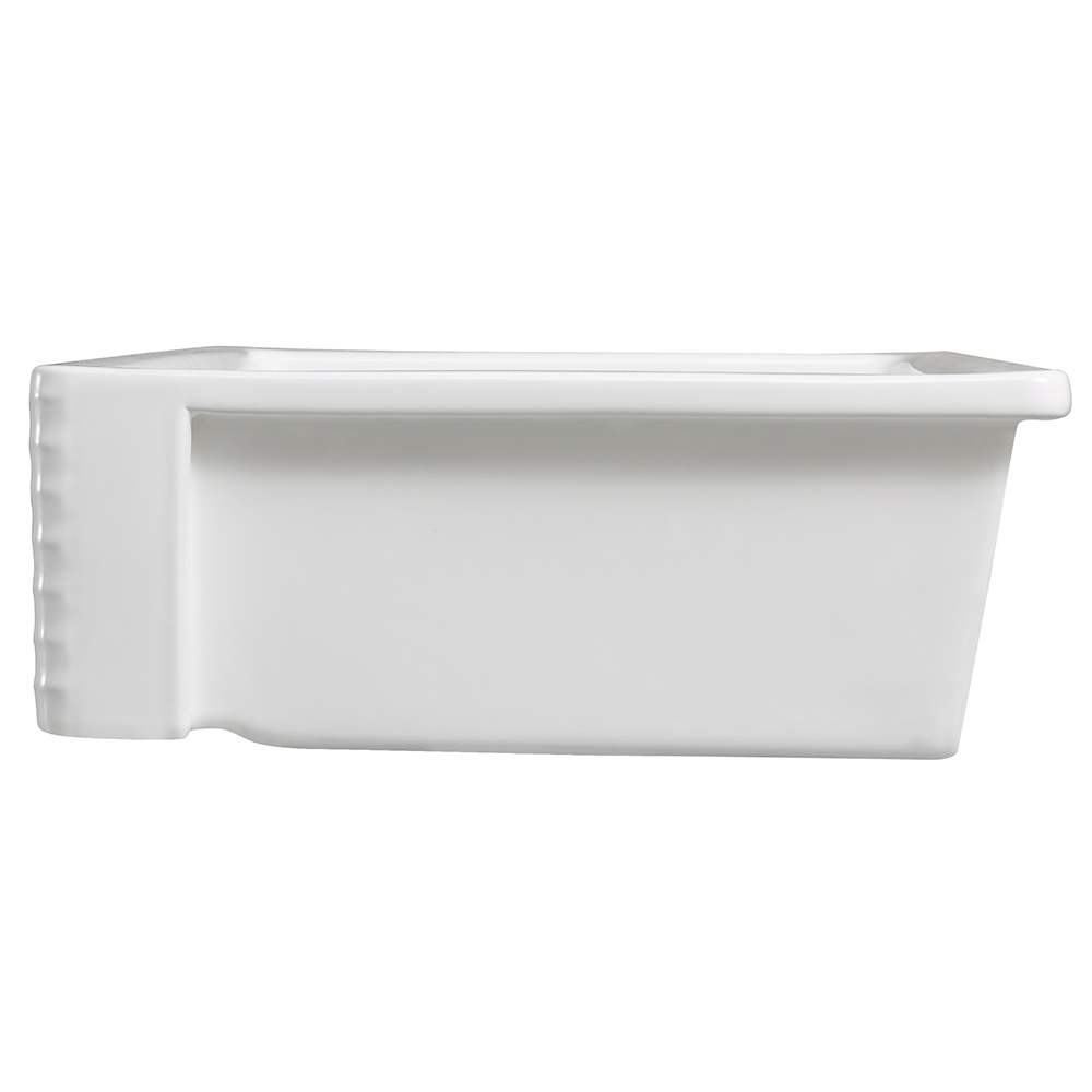 Americano UPC Padrão Grande 37 'x 19' Branco Fireclay Farmhouse Undermount Tigela Dupla Avental Pia de Cozinha de Cerâmica