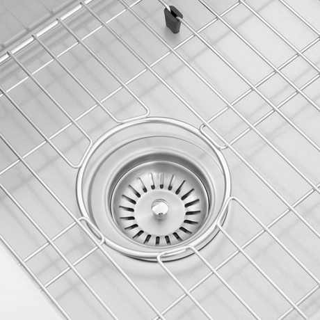 Aquacubic grande pia de estação de trabalho sob montagem de 42 polegadas, pia de cozinha de aço inoxidável 304 com borda