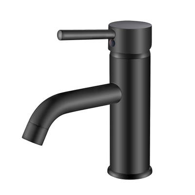 Aquacubic OEM fábrica latão banheiro lavatório pia do banheiro preto fosco torneira
