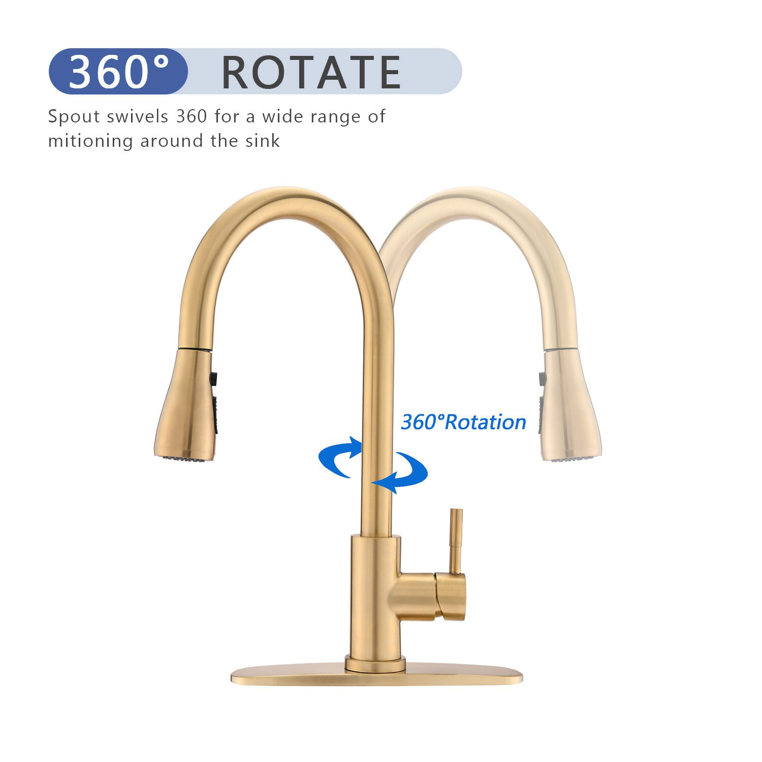 Aquacubic produtos de torneira doméstica convencional torneira de cozinha pull down