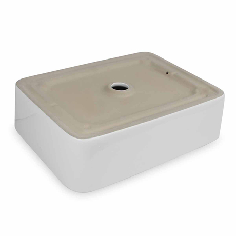 Dissipador/bacia brancos do banheiro da bancada da argila refratária cerâmica cerâmica da porcelana do hotel profissional da fabricação