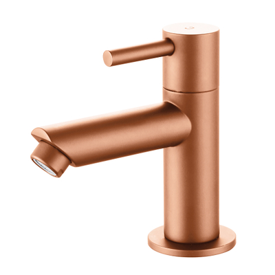Torneira de lavatório de aço inoxidável 304 ouro rosa para banheiro