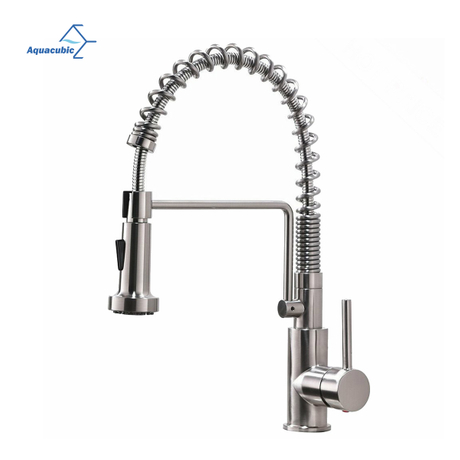 Aquacubic cUPC excelente economia de água para lavatório removível torneira de cozinha