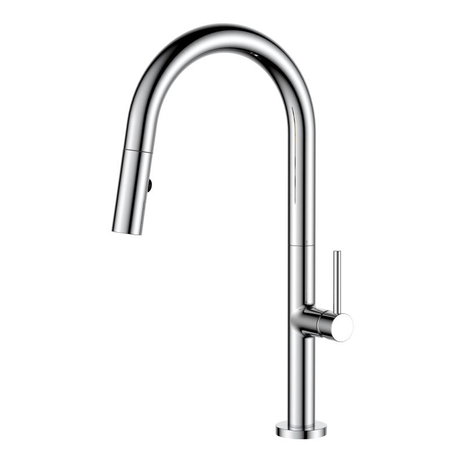 Aquacubic moderno cupc nsf acabamento cromado dupla função torneira da pia da cozinha com pulverizador pull down AF6842-5