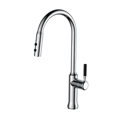 Aquacubic cUPC Luxo Moderno Utensílios Sanitários Long neck mangueira flexível pull Down spray torneira da pia da cozinha AF3048-5
