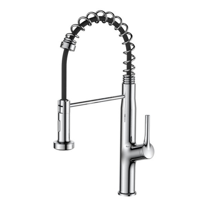 Aquacubic cUPC NSF moderno baixo chumbo certificado design elegante primavera pescoço pull down água torneira da cozinha