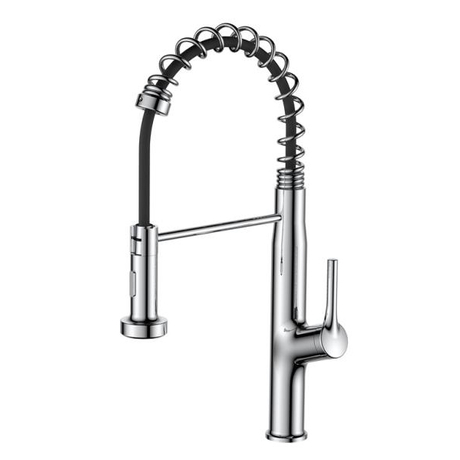 Aquacubic cUPC NSF moderno baixo chumbo certificado design elegante primavera pescoço pull down água torneira da cozinha