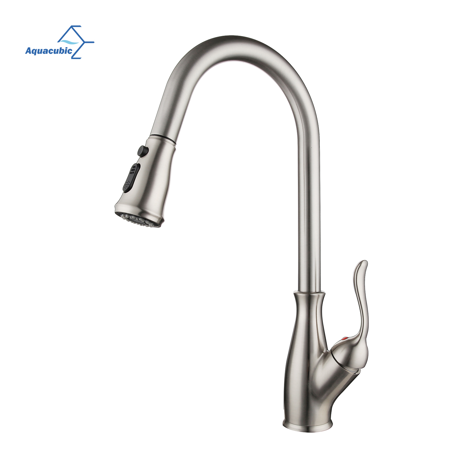  Torneira de cozinha aquacubic low lead cUPC Sanitária Contemporânea Universal Pull Out