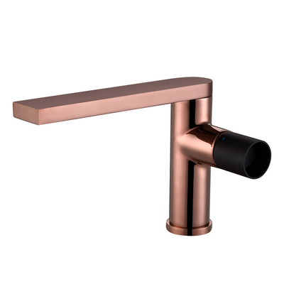 Torneira de ouro rosa para banheiro