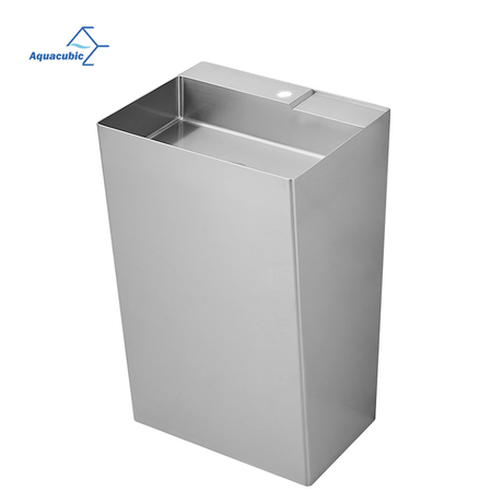 Pia comercial de aço inoxidável 304, designer decorativo, preço de fábrica, pia de banheiro, pias com pedestal