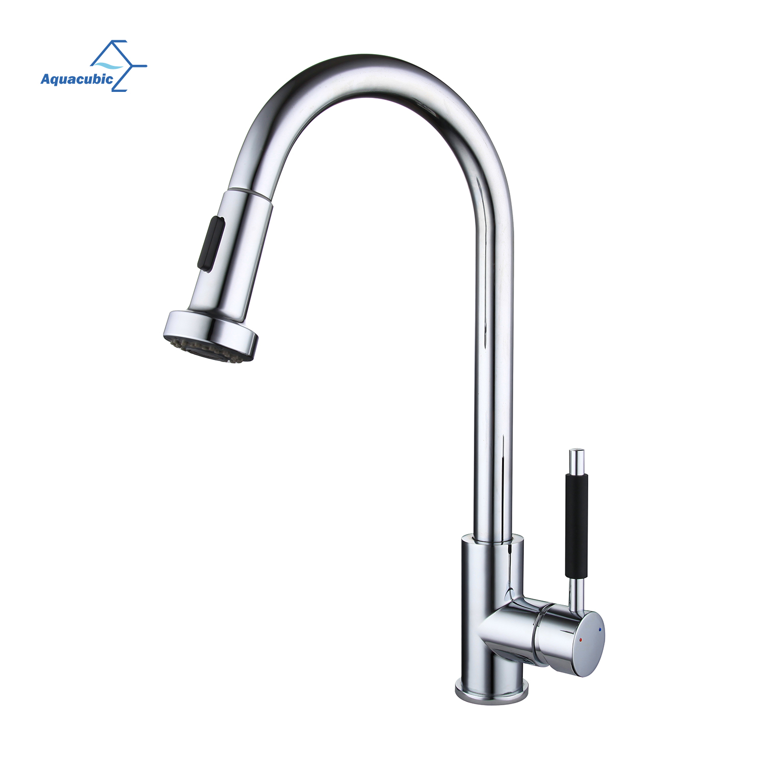 Aquacubic Lead-free Waterway cUPC Sanitário Deck Mount Lavatório Pull Out Torneira de Cozinha