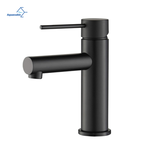 Torneira de banheiro de furo único preto excelente direto da fábrica
