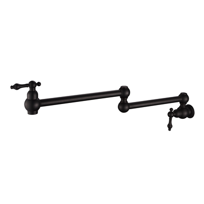 Torneira de pia de cozinha dobrável extensível para pote de enchimento duplo AF3806-5