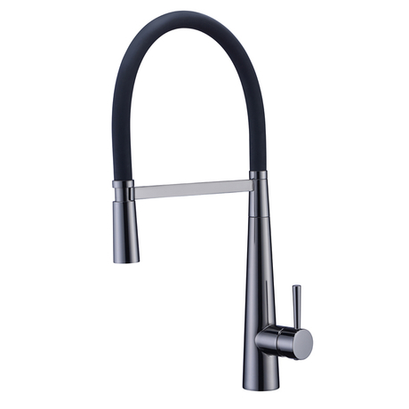 Fabricante Health UPC flexível puxar torneira da pia de cozinha de pescoço longo com pescoço de borracha puxar para baixo pulverizador