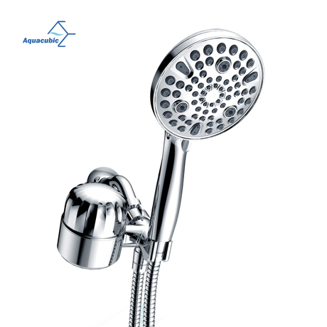 Cabeça de chuveiro portátil de alta pressão CUPC com 10 configurações de modo chuveiro com função de jato de ponto cabeça de chuveiro