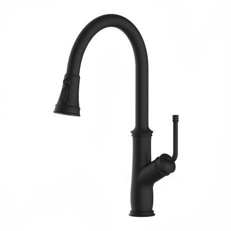 Aquacubic cUPC moderno sem chumbo corpo em latão preto fosco 3 funções torneira de cozinha AF3068-5MB